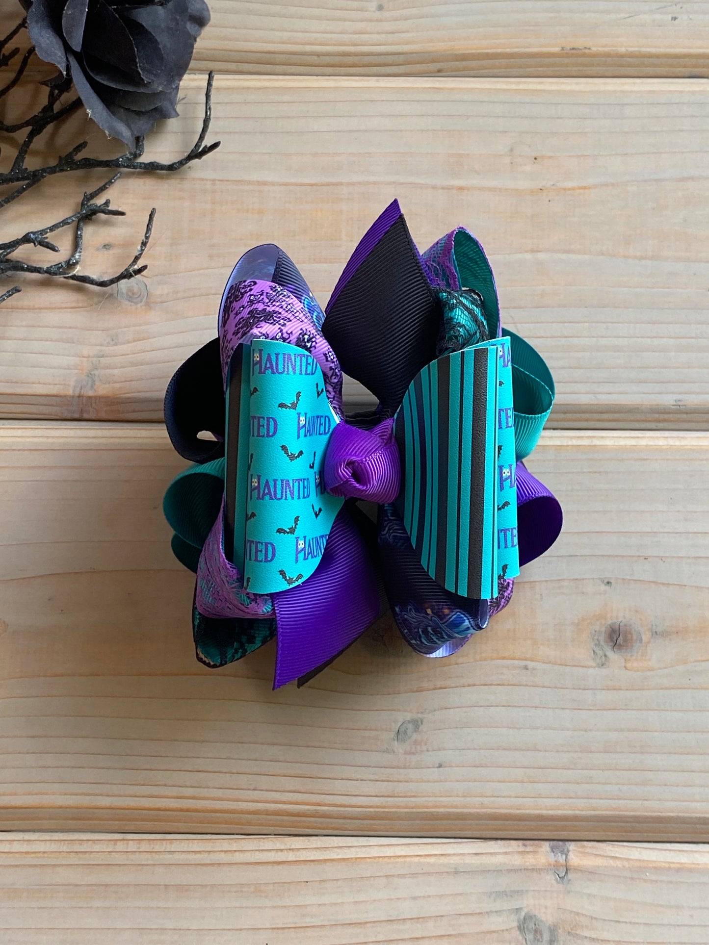 Foolish Mortals OTT Hair Bow - LilaReneeCreations
