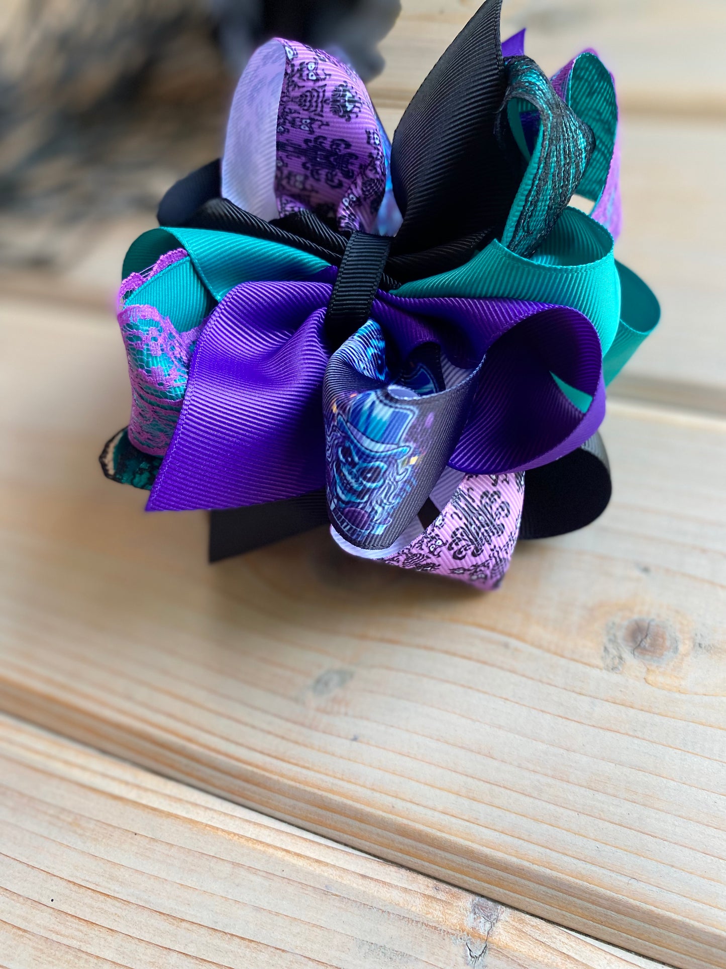 Foolish Mortals OTT Hair Bow - LilaReneeCreations