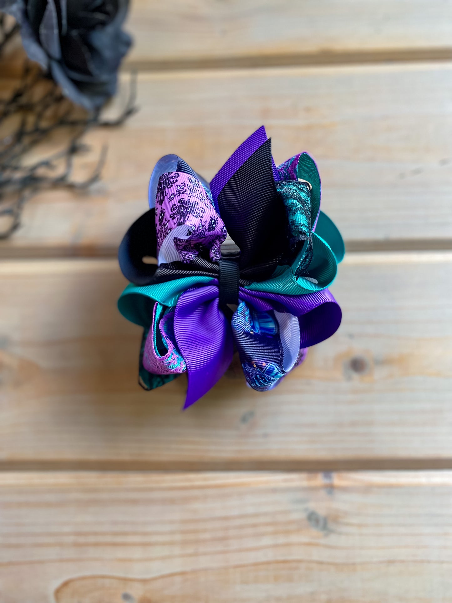 Foolish Mortals OTT Hair Bow - LilaReneeCreations