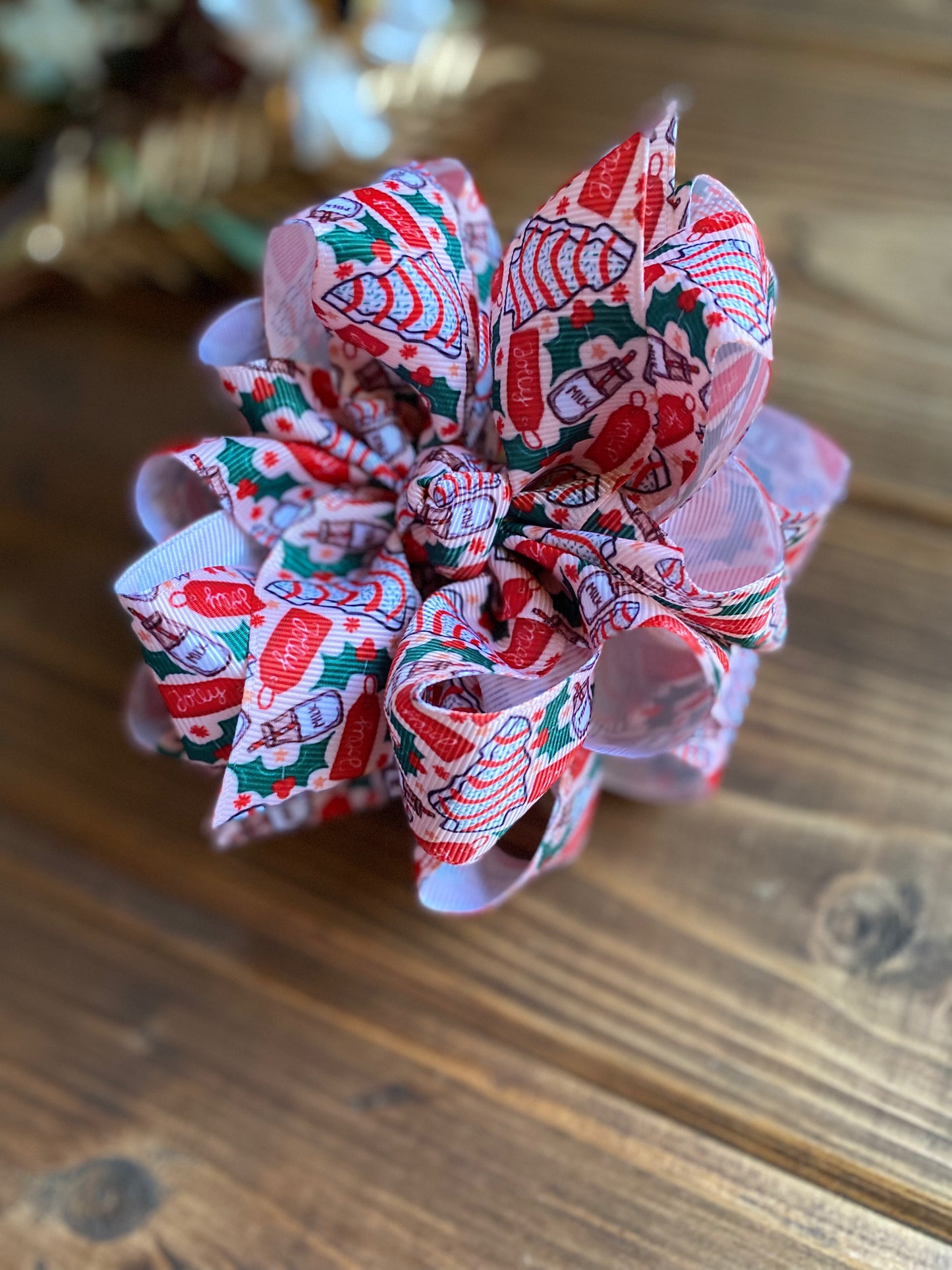 Tree Cakes & Treats Hair Bows - LilaReneeCreations