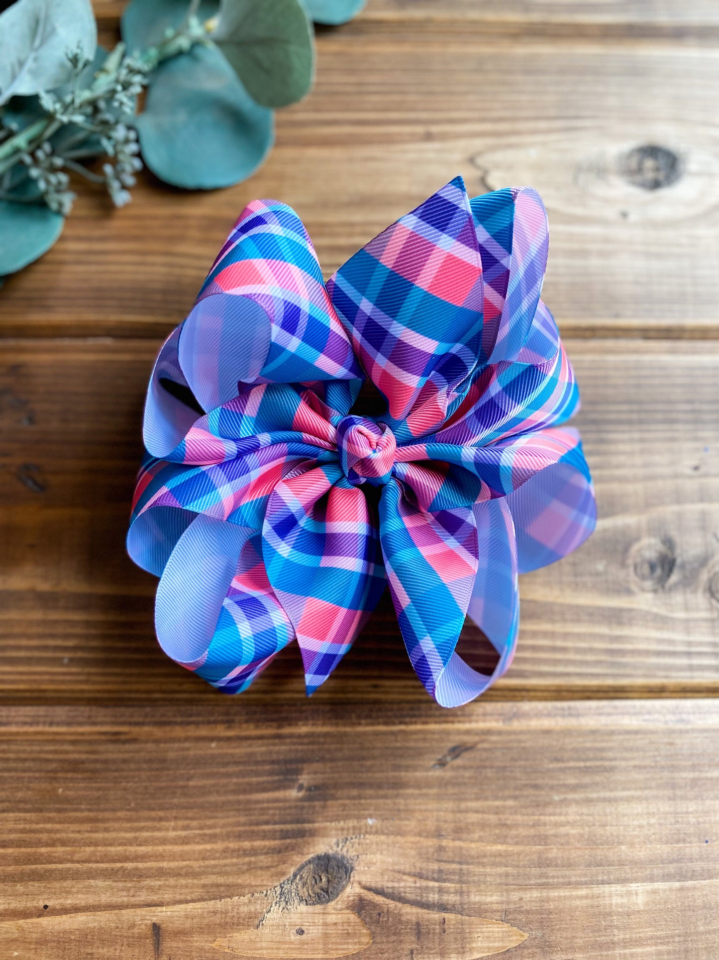 RTS Coral Plain Hair Bows - LilaReneeCreations