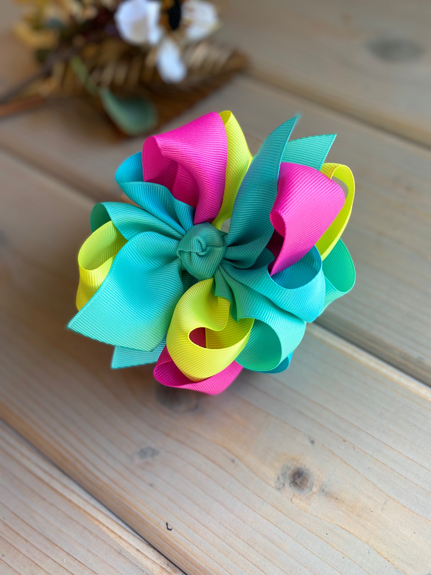 80’s Workout Multi Hair Bows - LilaReneeCreations