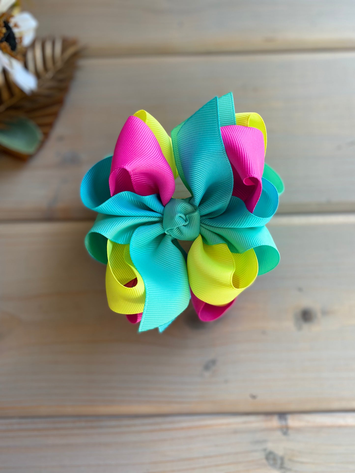80’s Workout Multi Hair Bows - LilaReneeCreations