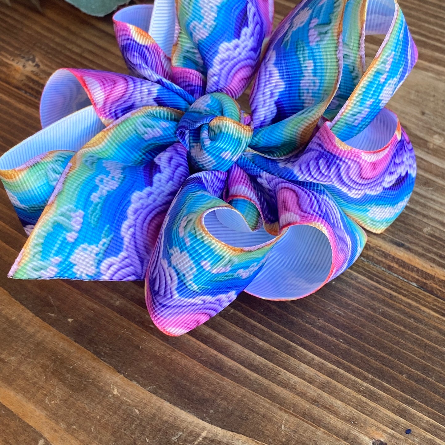 Colorful Waves Aesthetic 🌊 Hair Bows