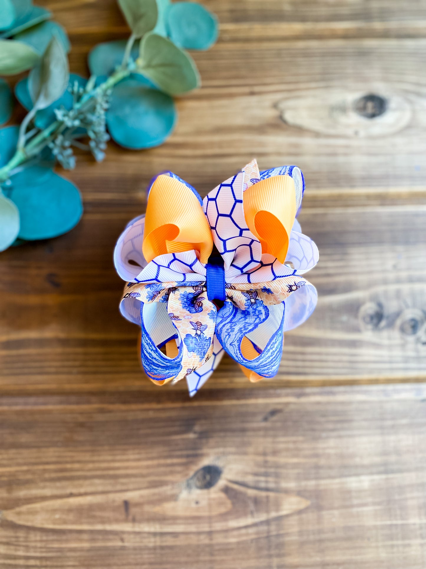 Buzzing Bees 🐝 Multicolor Hair Bows - LilaReneeCreations