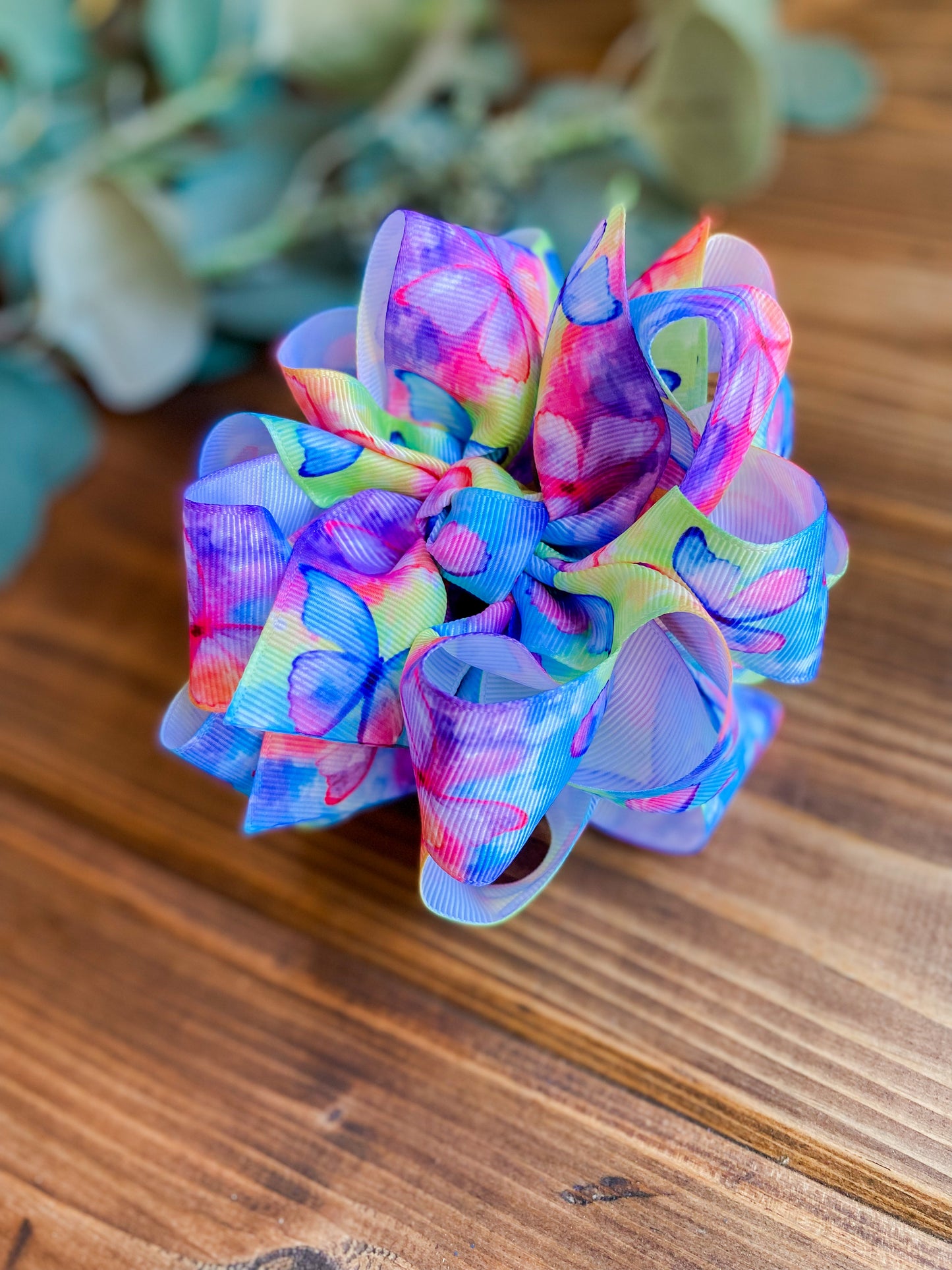 RESTOCK Bright Butterflies Hair Bows - LilaReneeCreations