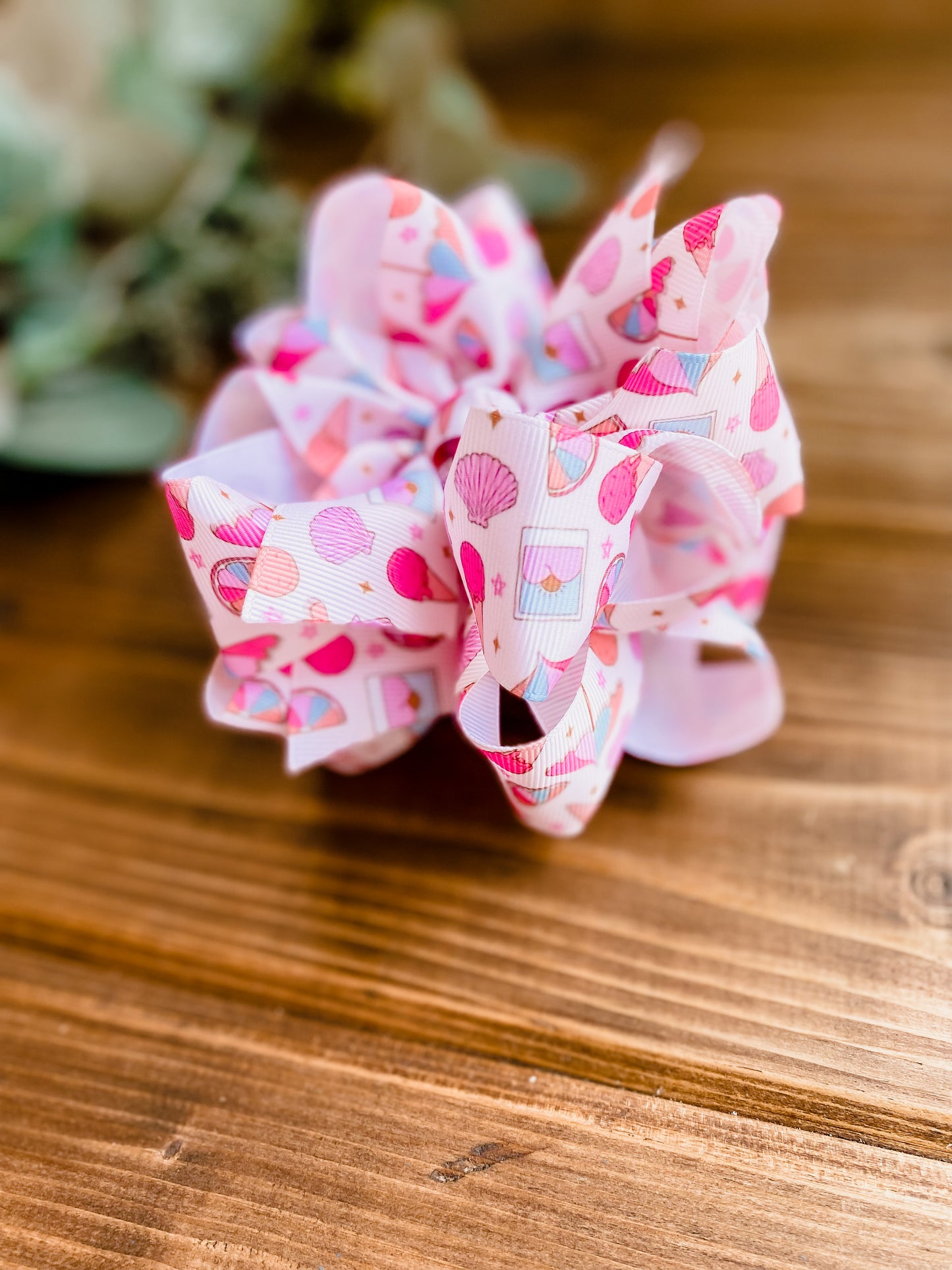 Beach Vibes Hair Bows - LilaReneeCreations