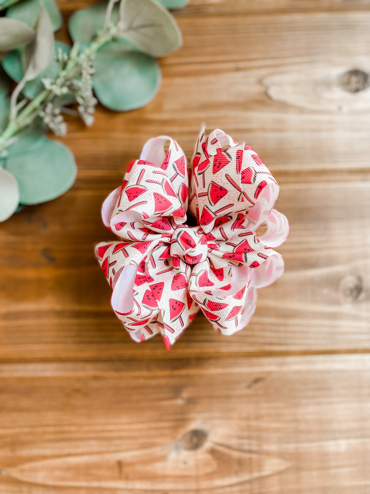 Watermelon Pops Hair Bows - LilaReneeCreations