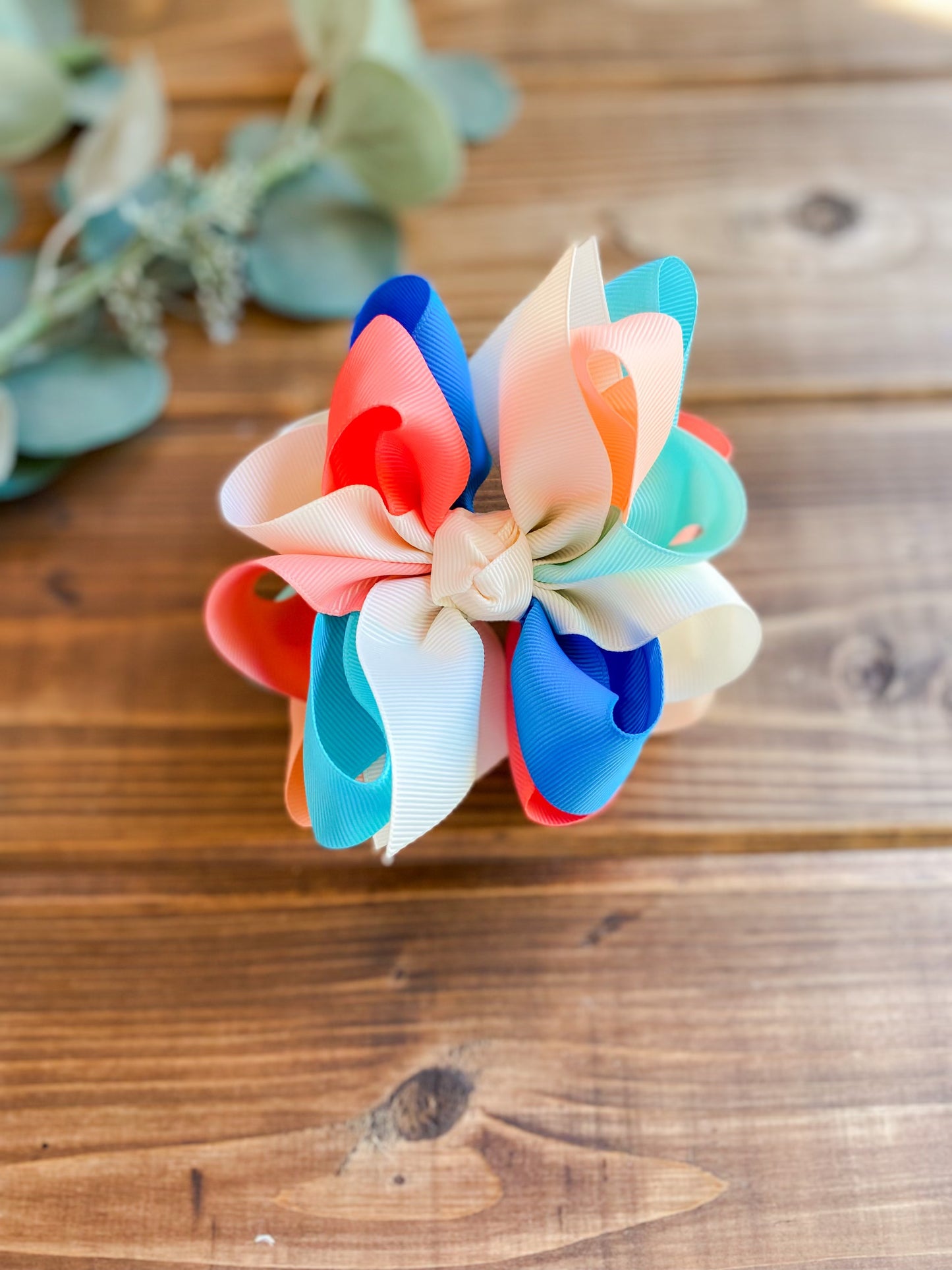 Beach Day Multi Hair Bows - LilaReneeCreations