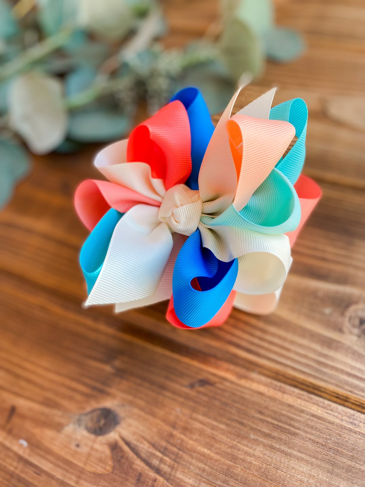 Beach Day Multi Hair Bows - LilaReneeCreations