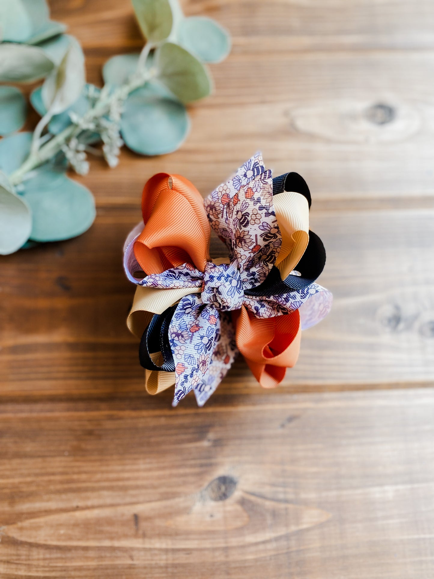 Bees & Honey 🍯 Multicolor Hair Bows - LilaReneeCreations