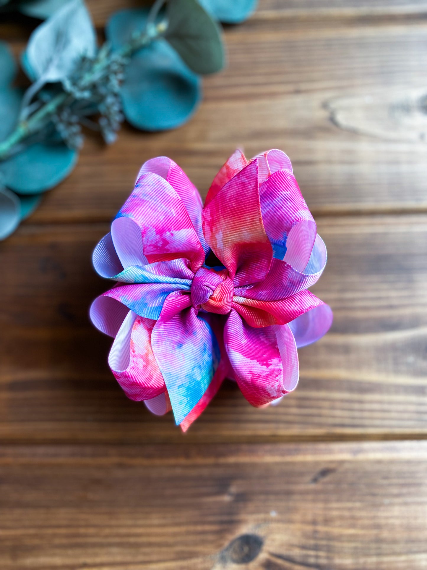 Summer Watercolor Hairs Bows - LilaReneeCreations