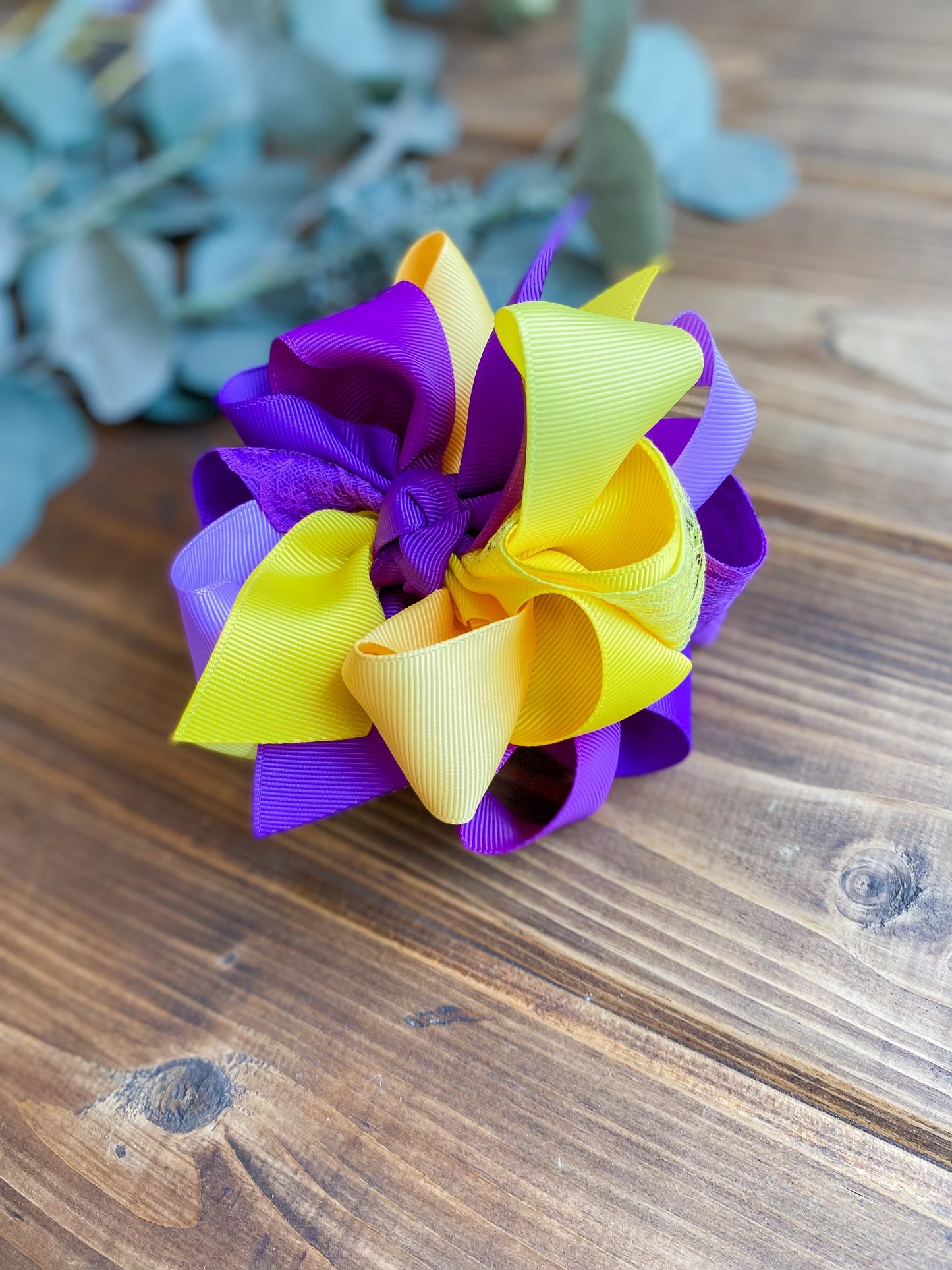 Delta Flower Multi Hair Bows - LilaReneeCreations