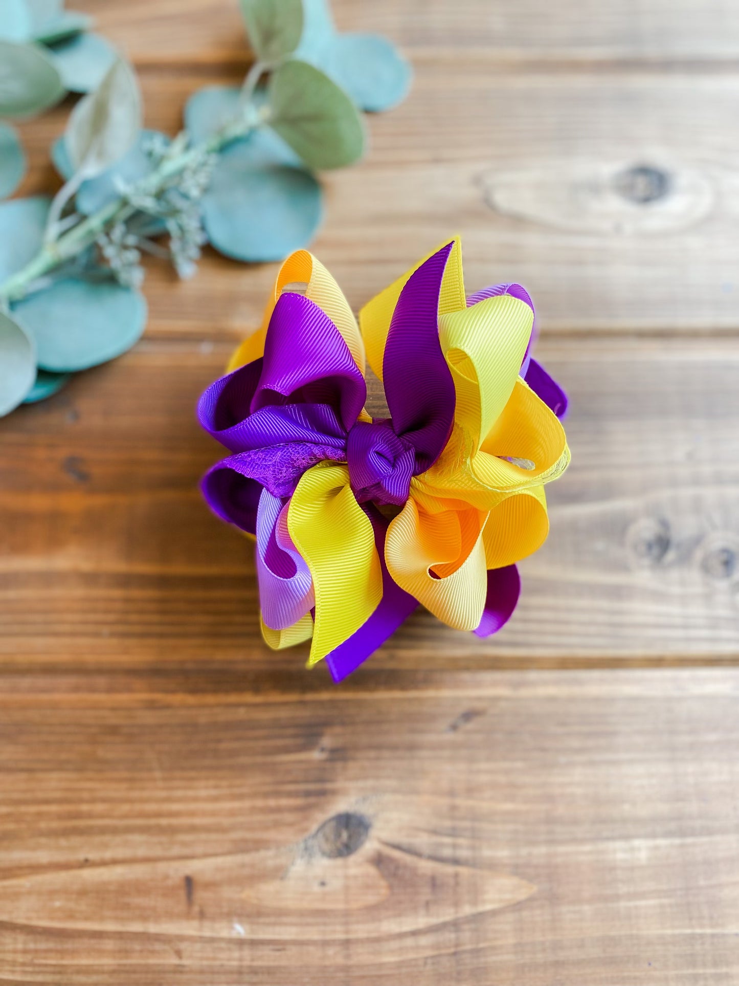 Delta Flower Multi Hair Bows - LilaReneeCreations