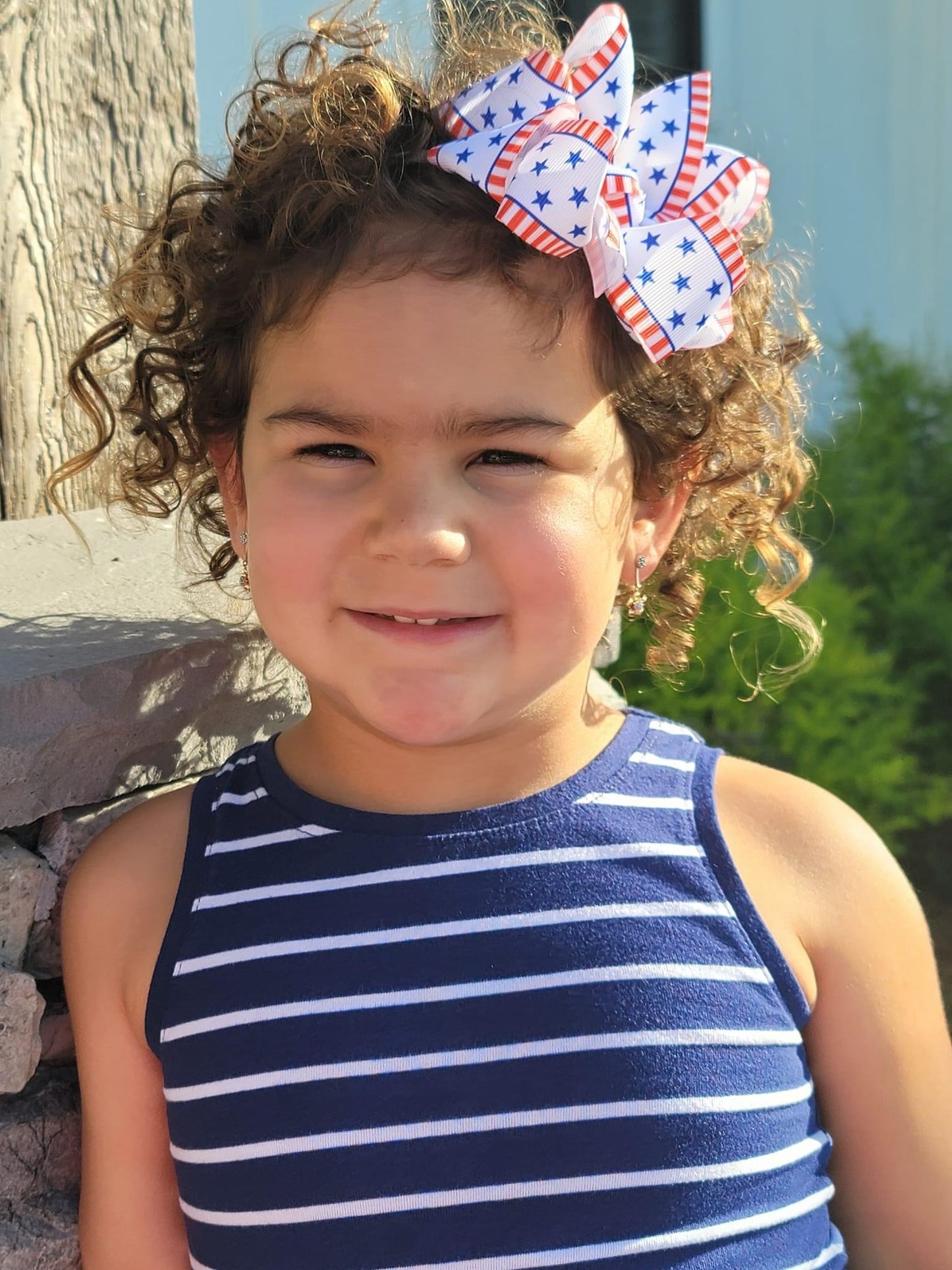 Party in the USA Hair Bows - LilaReneeCreations