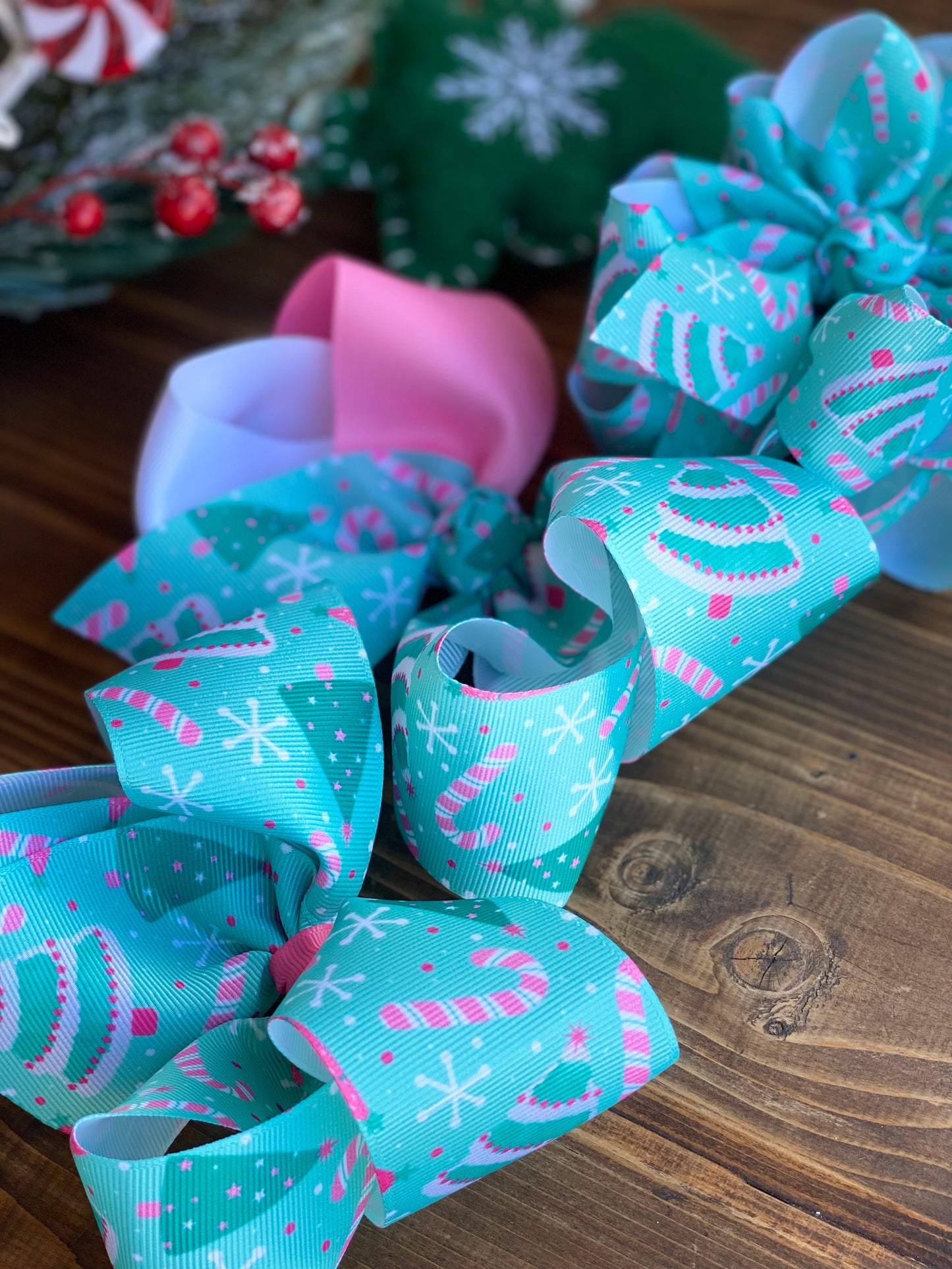 Ice Christmas  ❄️ Hair Bows