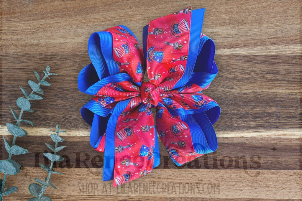 RTS Uncle Sam Multi Hair Bows - LilaReneeCreations