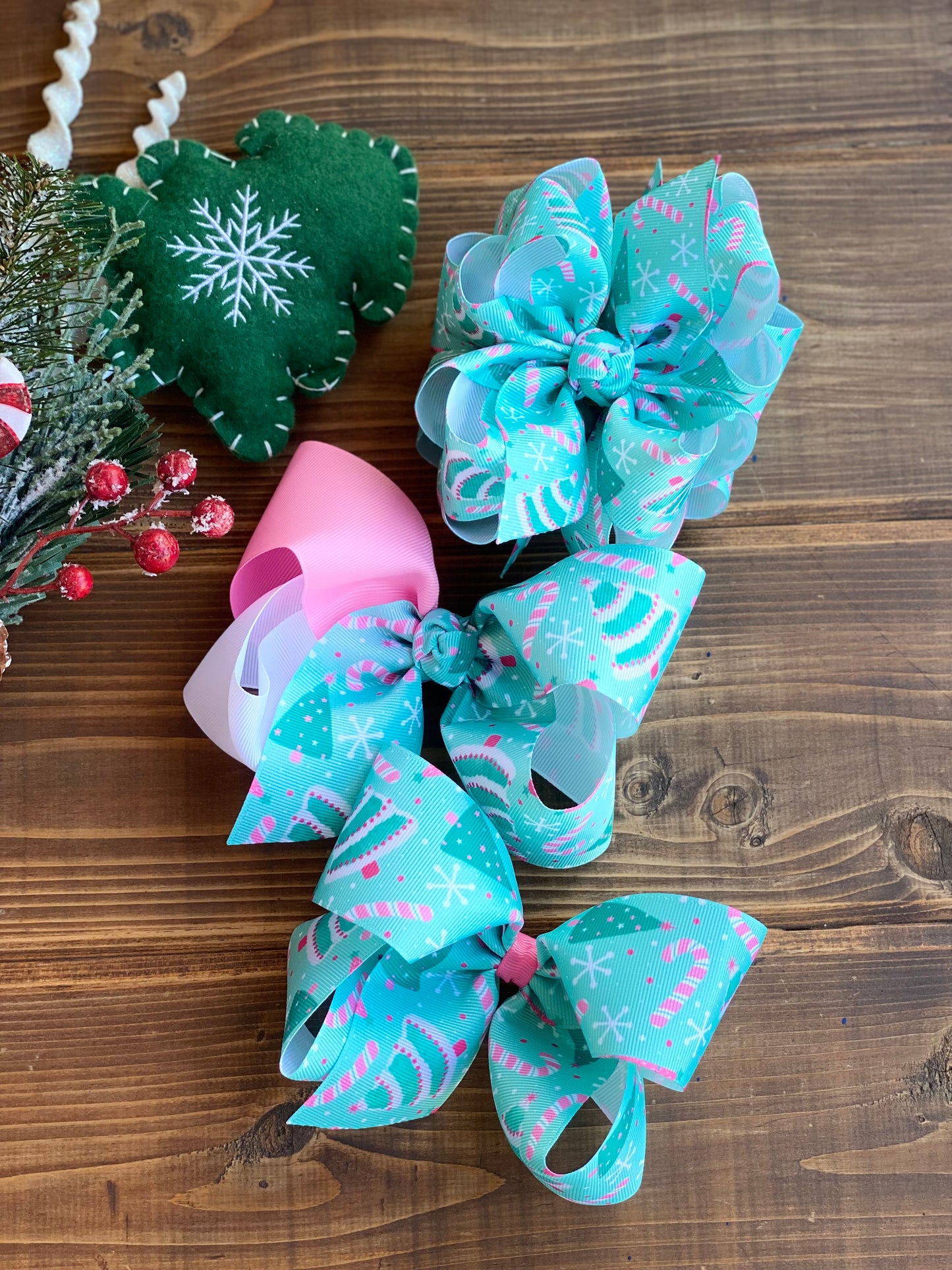 Ice Christmas  ❄️ Hair Bows