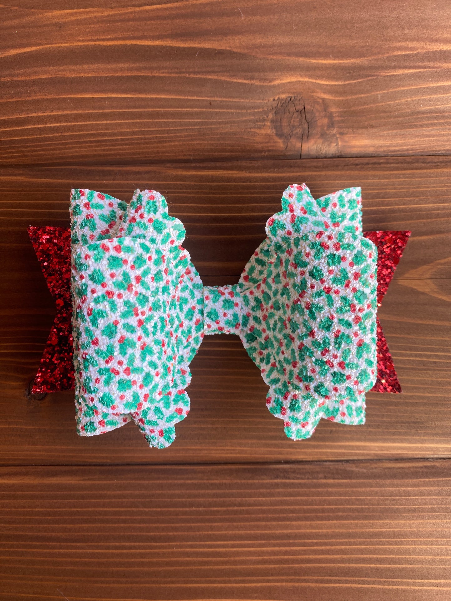 RTS 6.5” Mistle Toe Kennedy Hair Bow