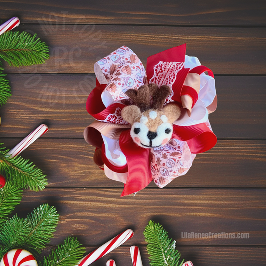 RTS OTT Reindeer Hair Bow