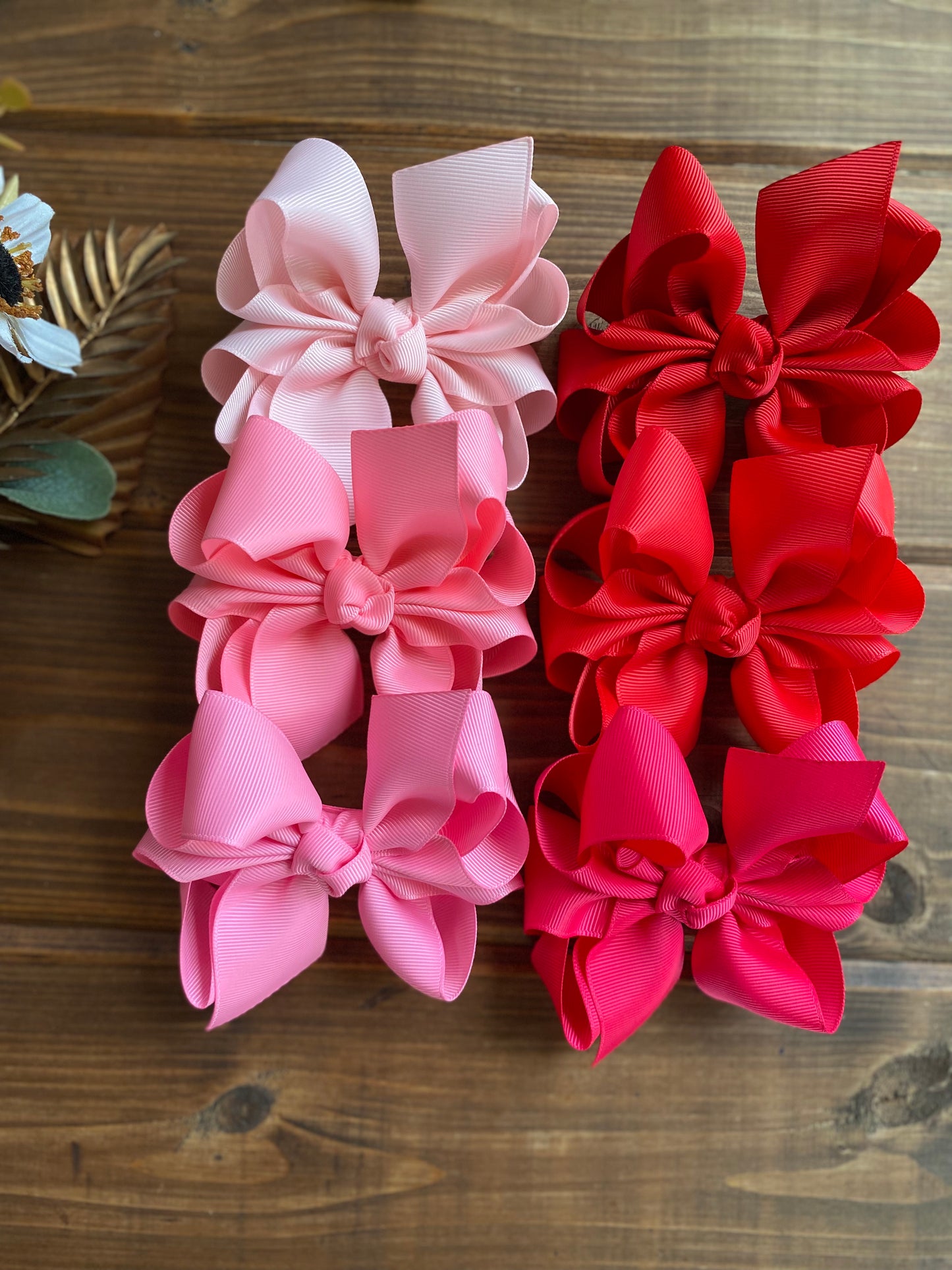 Valentine Bundle Hair Bows - LilaReneeCreations