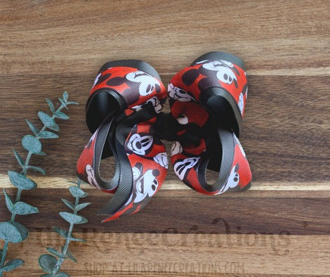 RTS Mickey Mouse Hair Bows - LilaReneeCreations