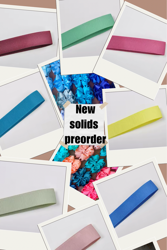 NEW SOLIDS - PREORDER - 17 colors