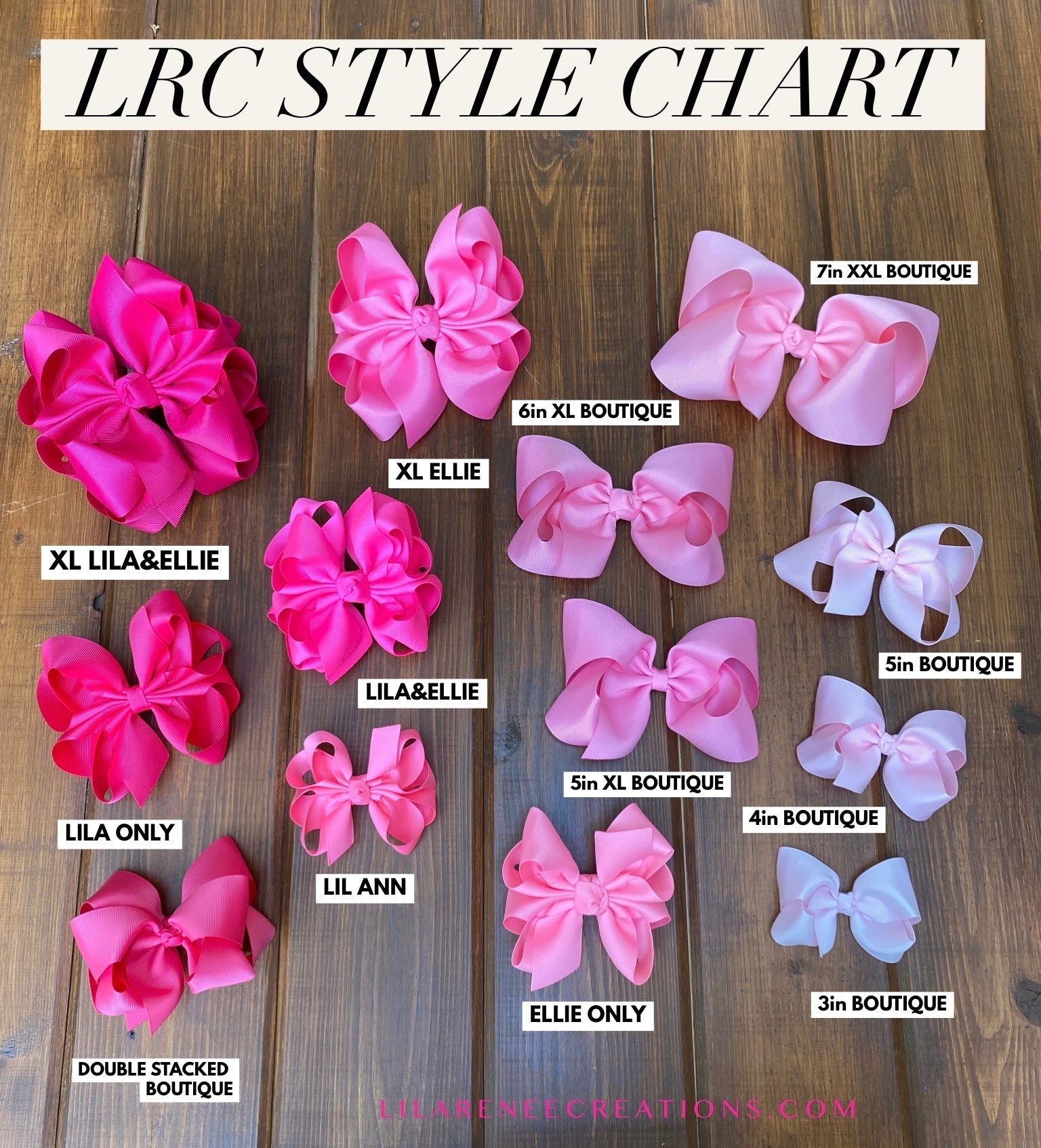 TEMPLATE XL Hair Bows - LilaReneeCreations