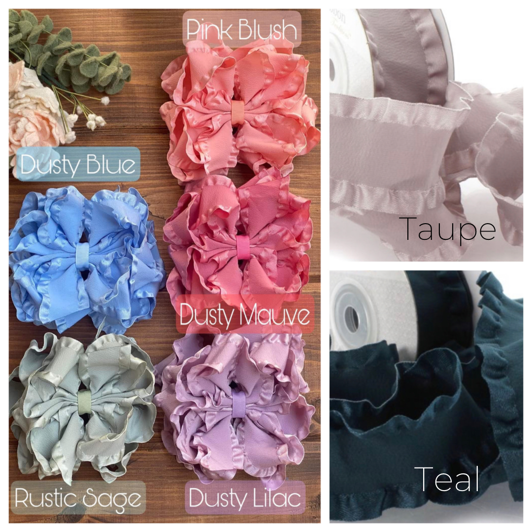 Ruffles Hair Bows - LilaReneeCreations