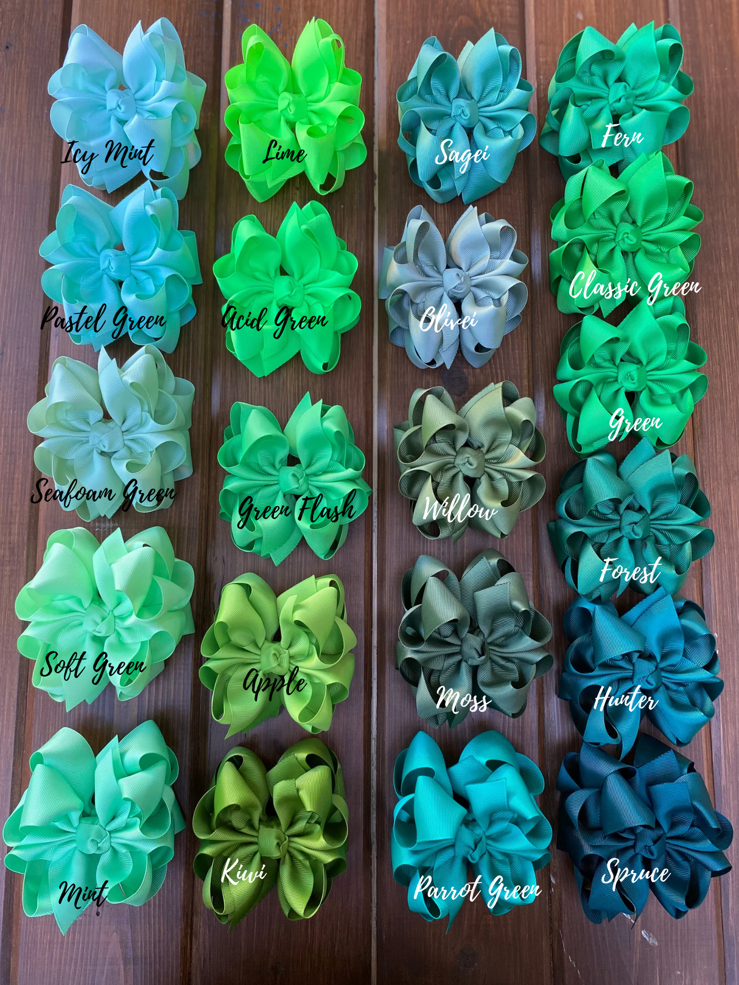 Parrot Green ~ Exclusive Solid RESTOCK - LilaReneeCreations