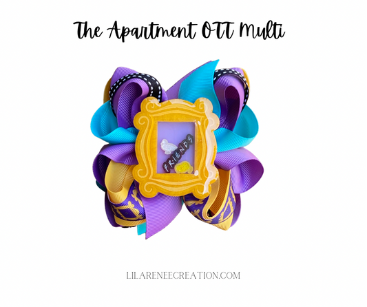 The Apartment OTT Multi L&E Hair Bow - LilaReneeCreations