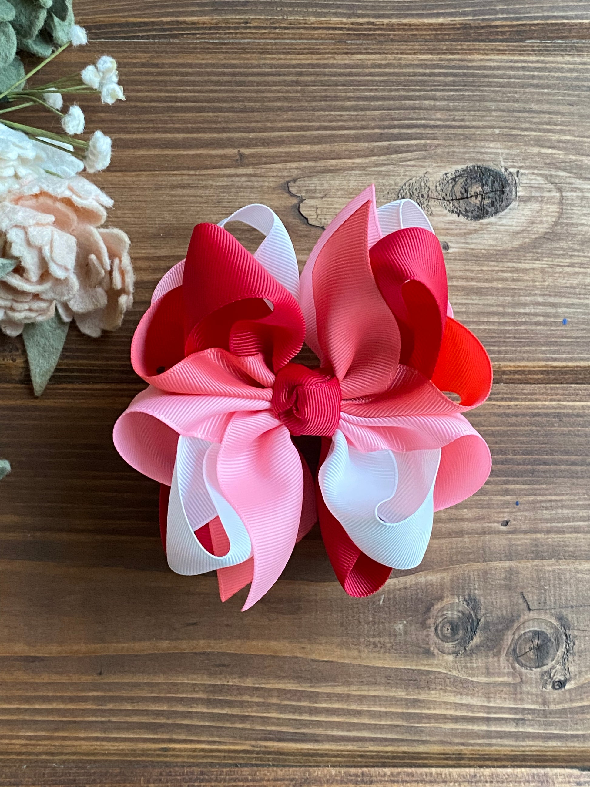 RESTOCK Be Mine Valentine Multi Hair Bows - LilaReneeCreations