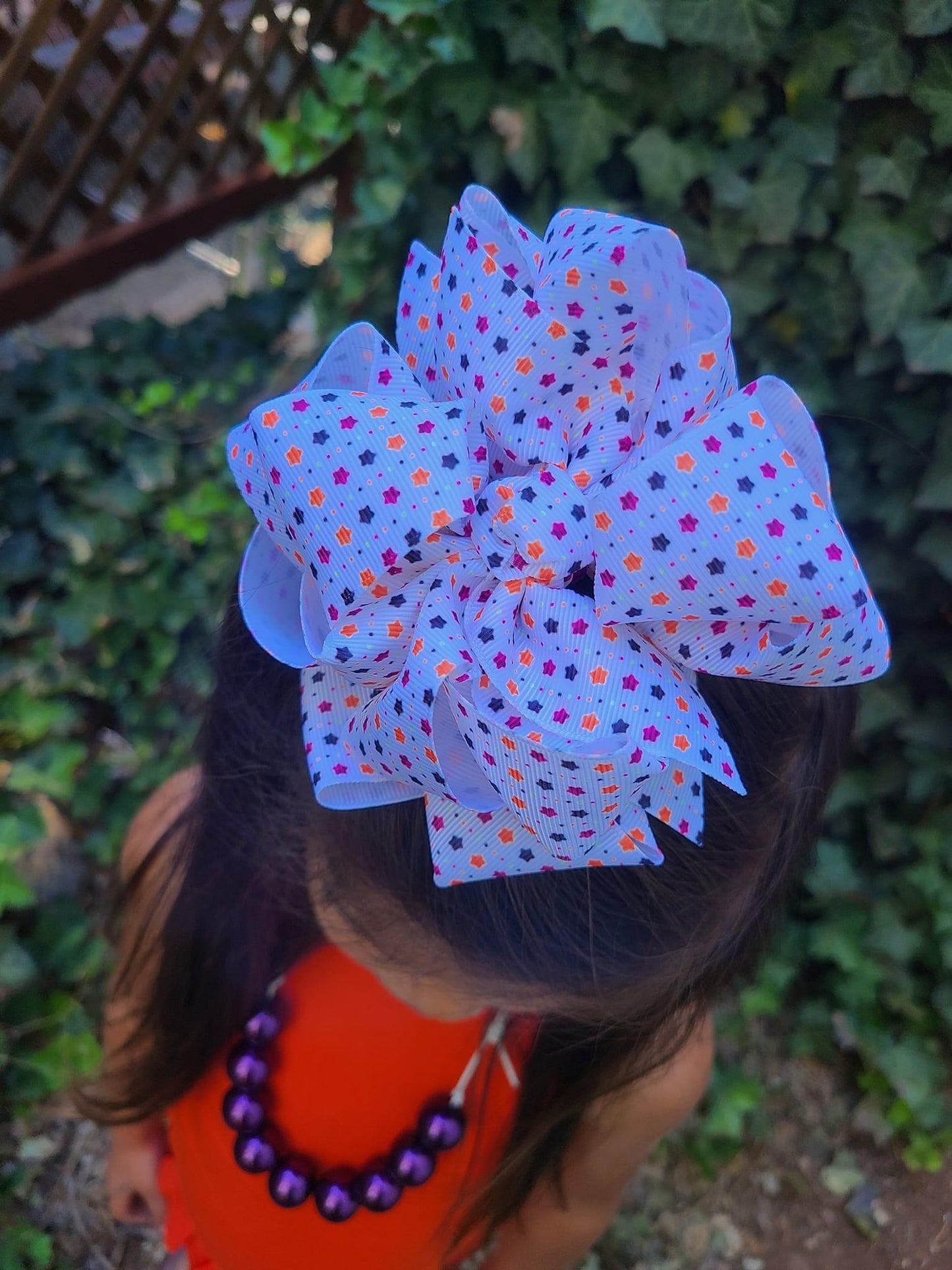 Halloween mini stars Hair Bows - LilaReneeCreations