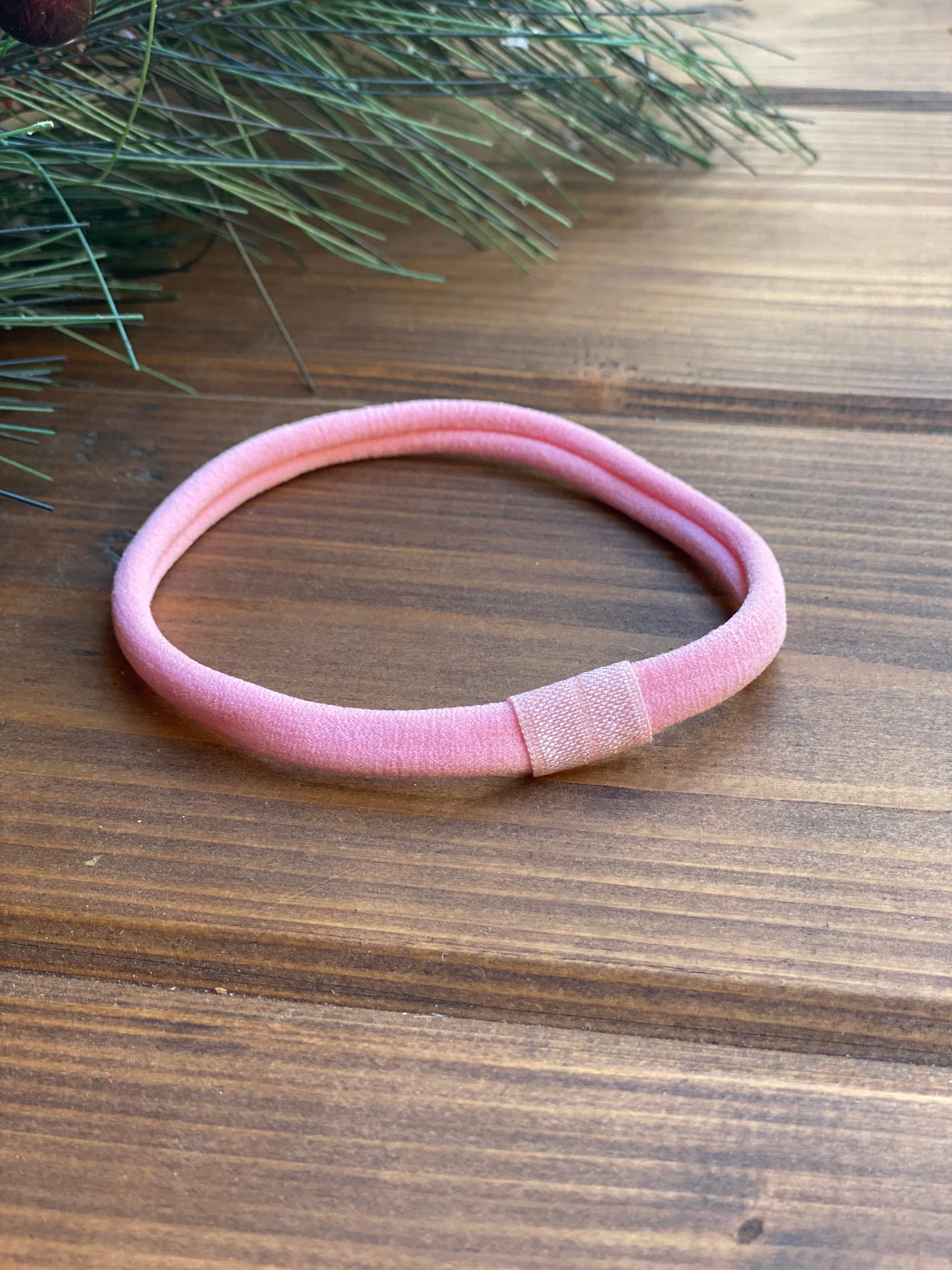 Pink Interchangeable Thick OS Nylon Headband - LilaReneeCreations