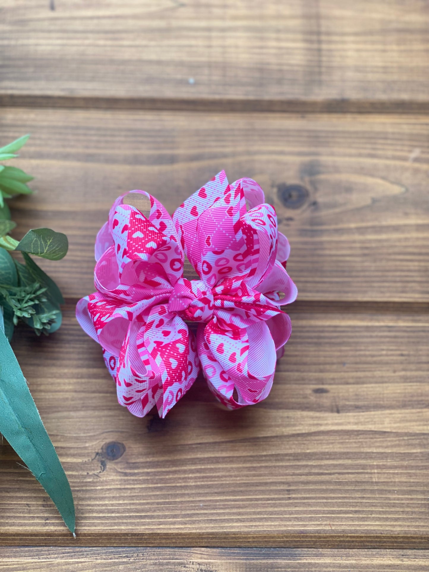 Pink pink pink Hair Bows - LilaReneeCreations