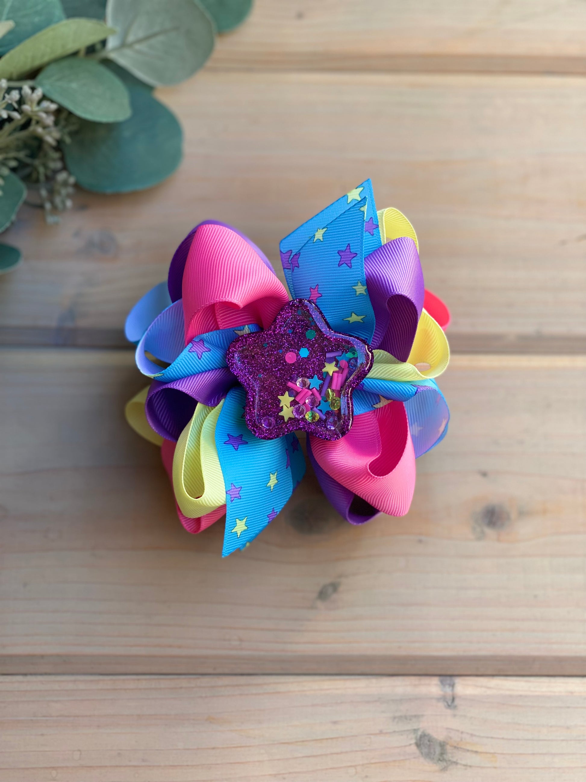 Im a star ⭐️ multi OTT Hair Bow - LilaReneeCreations