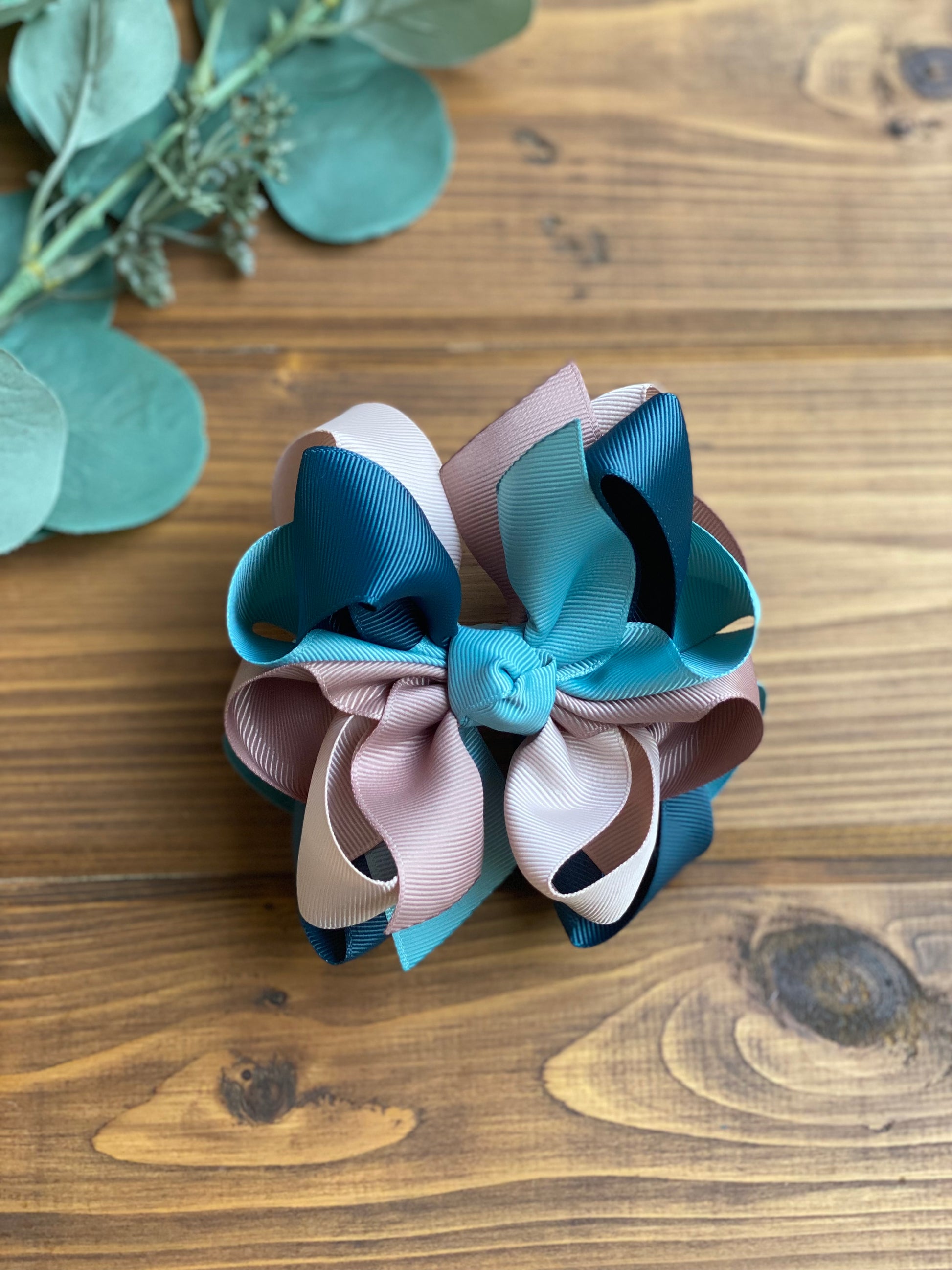 Teal Leaves Multicolor - LilaReneeCreations