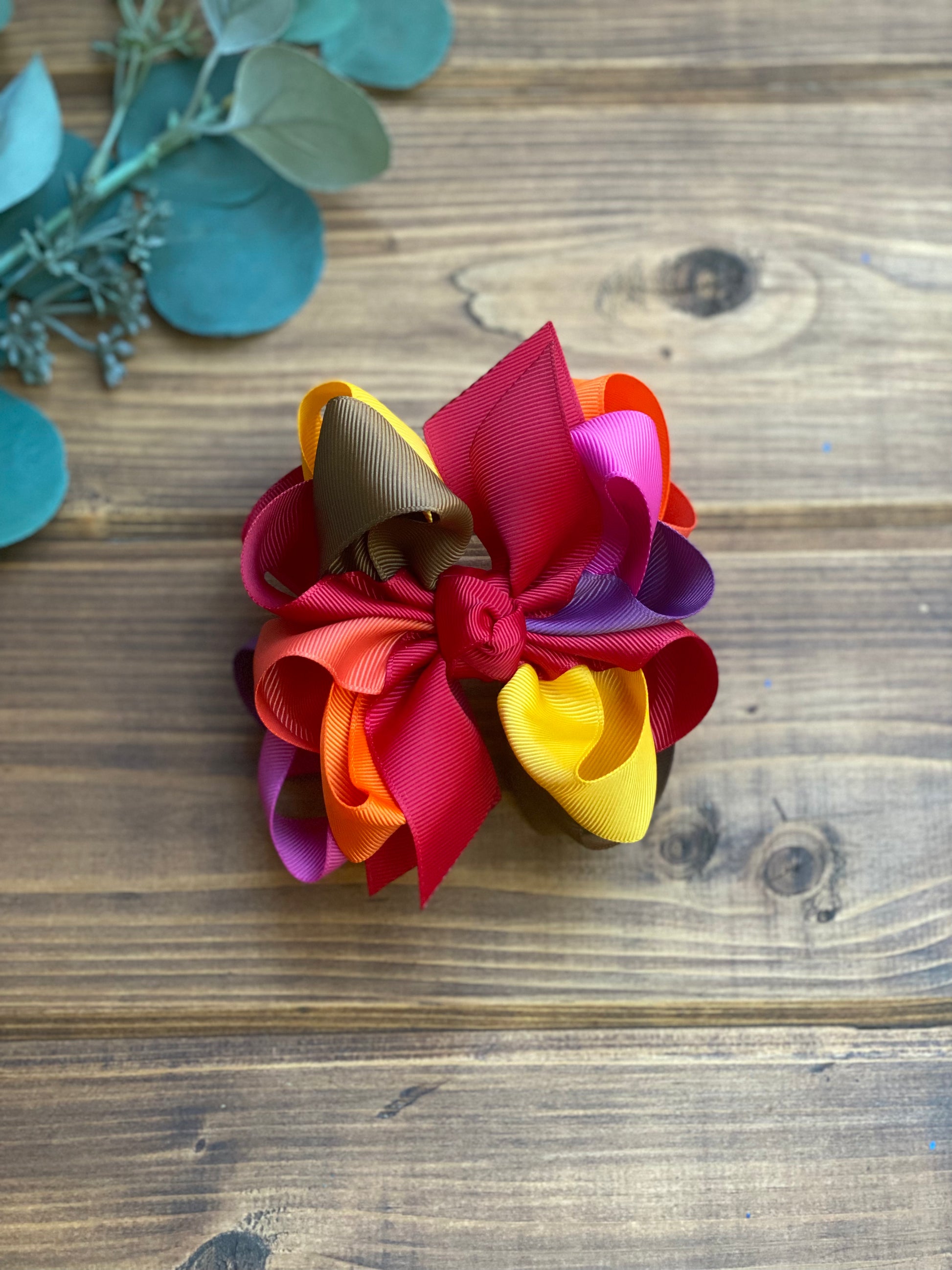 Autumn Vibes 🍂 Multi Hair Bow - LilaReneeCreations
