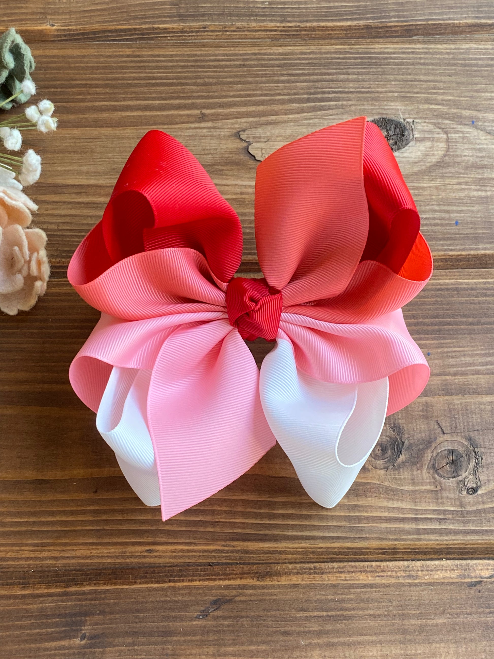 Be Mine XL Multi Hair Bows - LilaReneeCreations