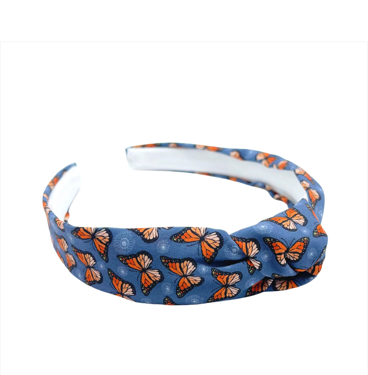 Monarchs knotted headband - LilaReneeCreations