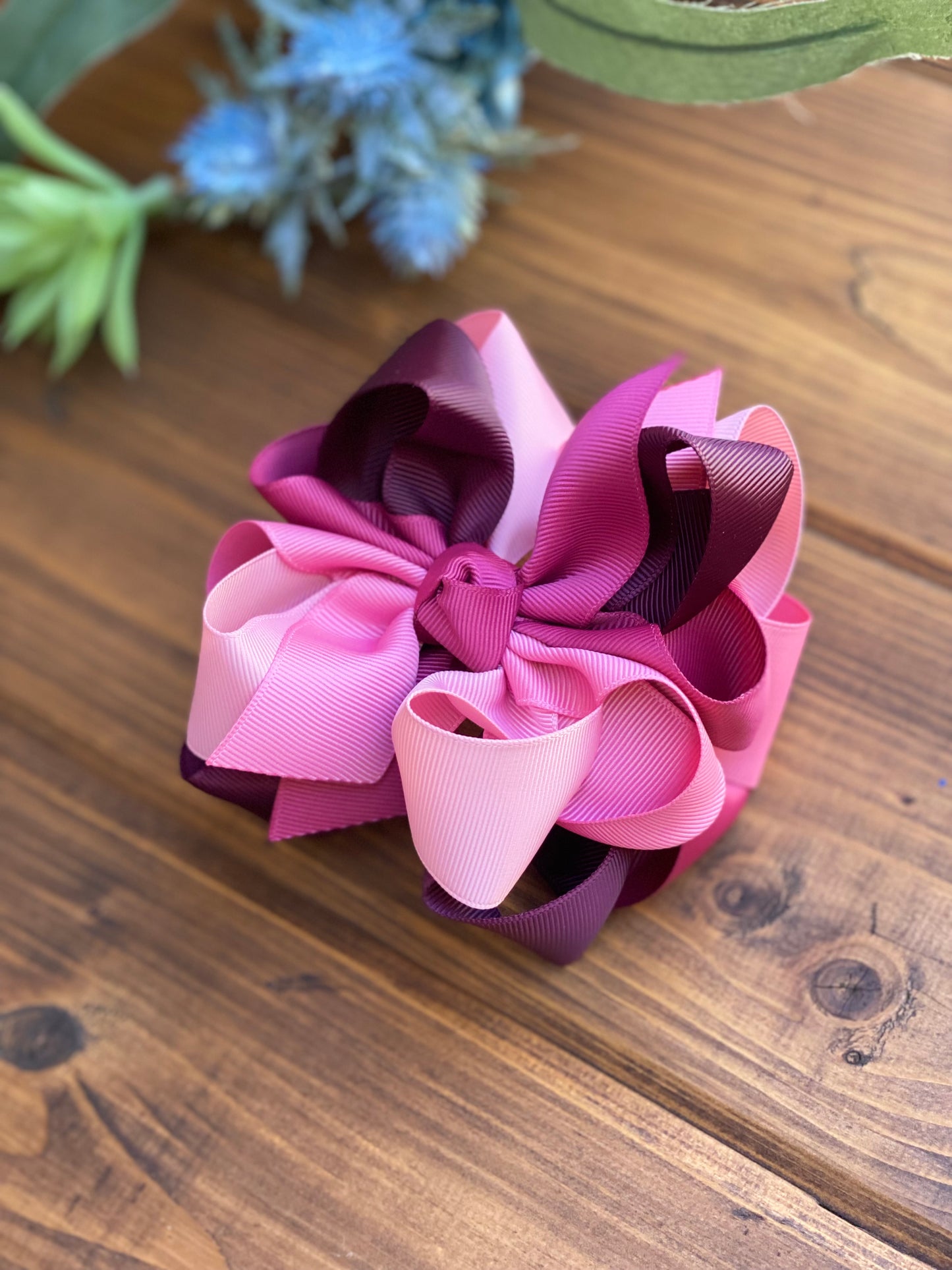 Roses Ombre Multi Hair Bows ~ NEW - LilaReneeCreations