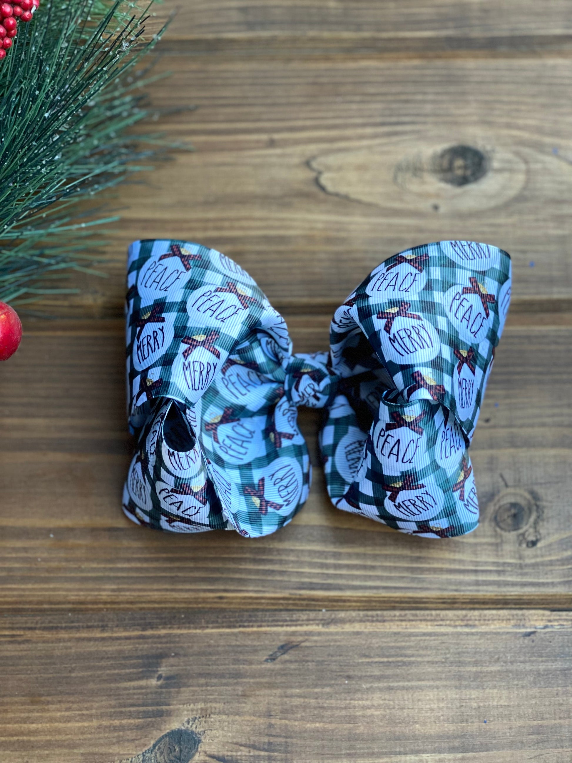 RTS Ornaments XL Boutique Hair Bow - LilaReneeCreations