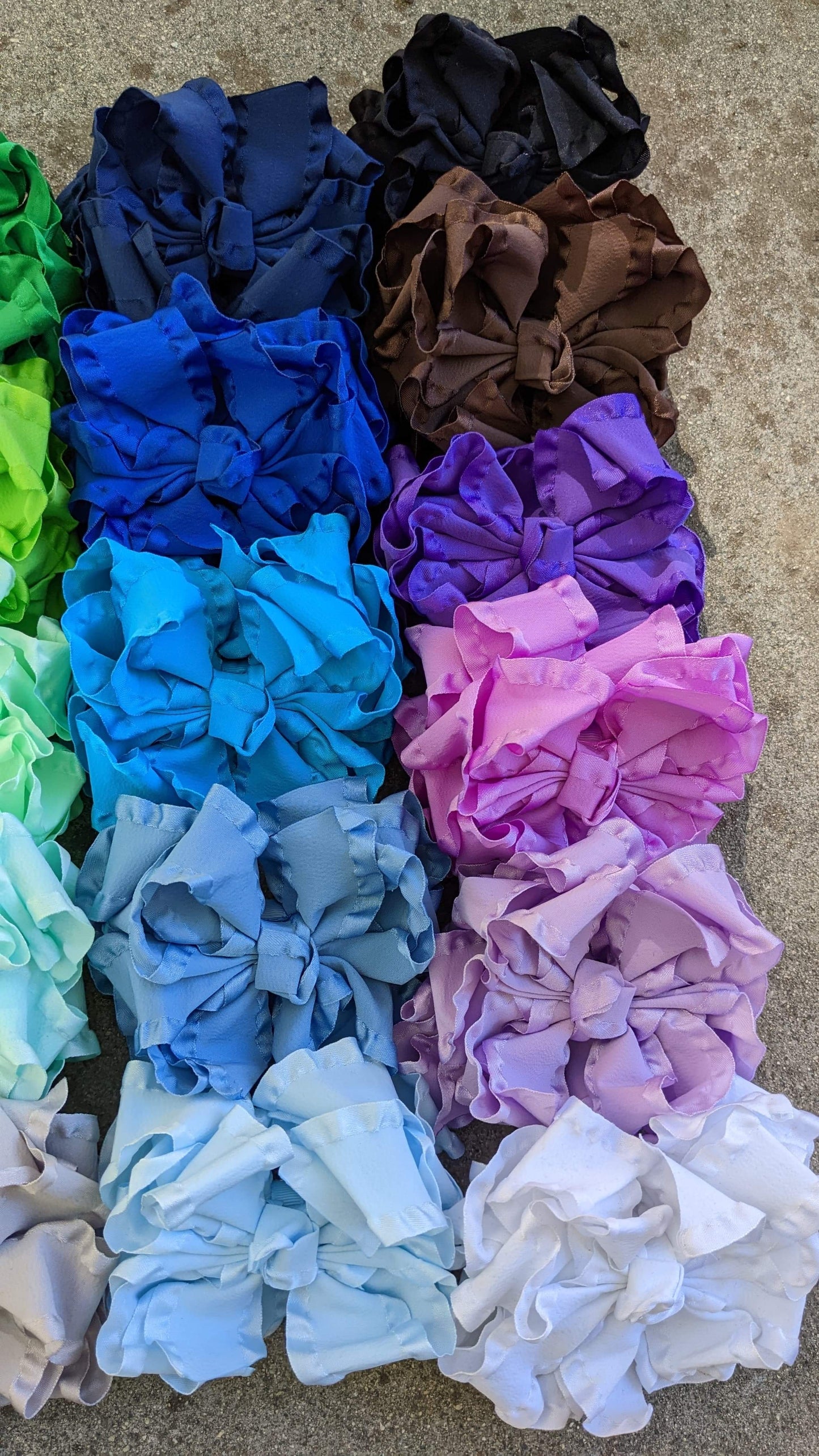 Ruffles Hair Bows - LilaReneeCreations