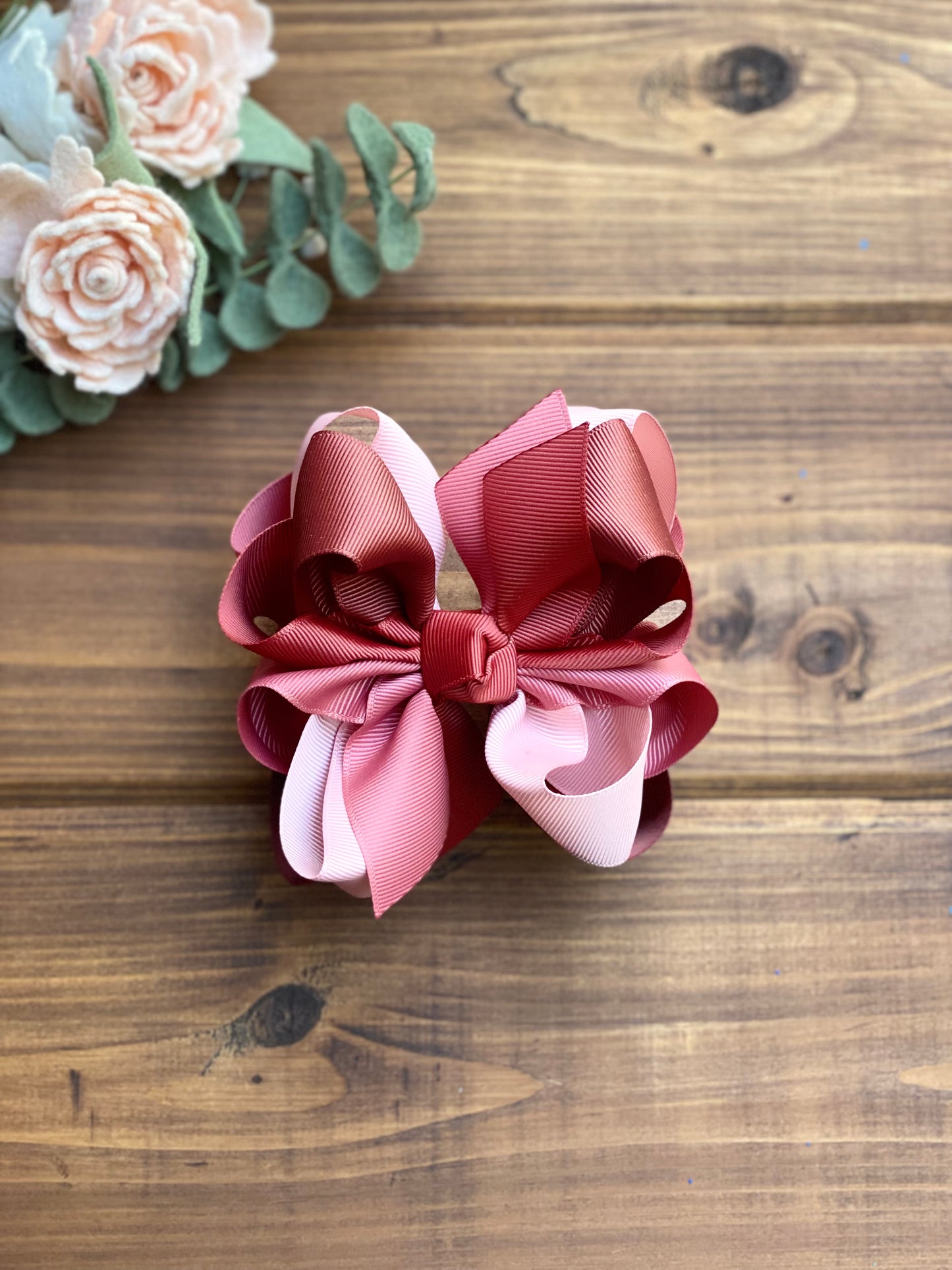 Rust Ombre Multi Hair Bows ~ NEW - LilaReneeCreations