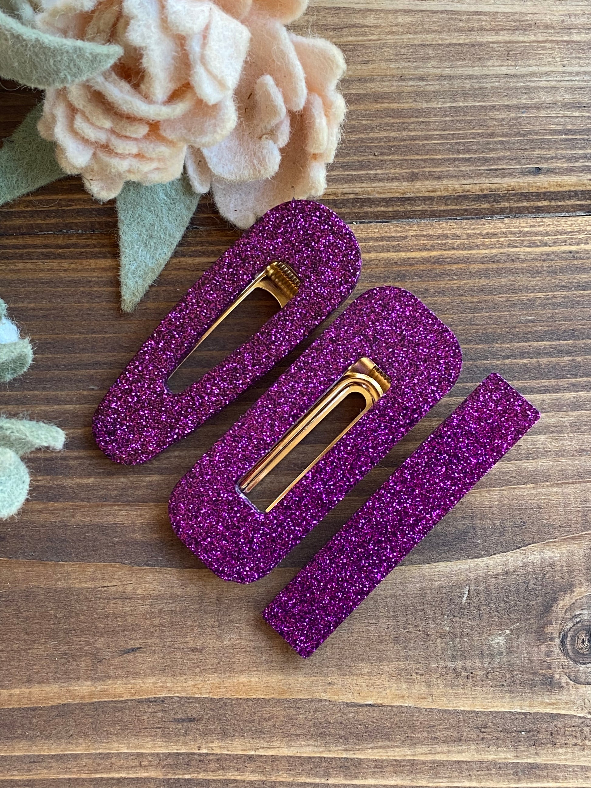Purple Sierra Hair Clip - LilaReneeCreations