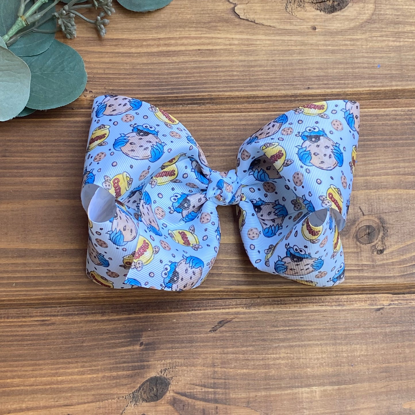 Cookie Guy 🍪 XL boutique Hair Bows - LilaReneeCreations