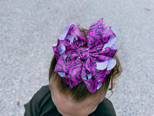 Purple spider webs 🕸 Hair Bows - LilaReneeCreations