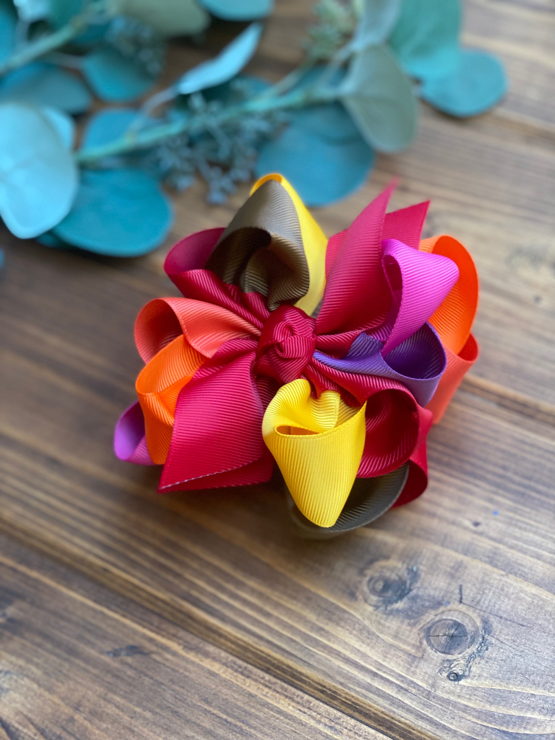 Autumn Vibes 🍂 Multi Hair Bow - LilaReneeCreations