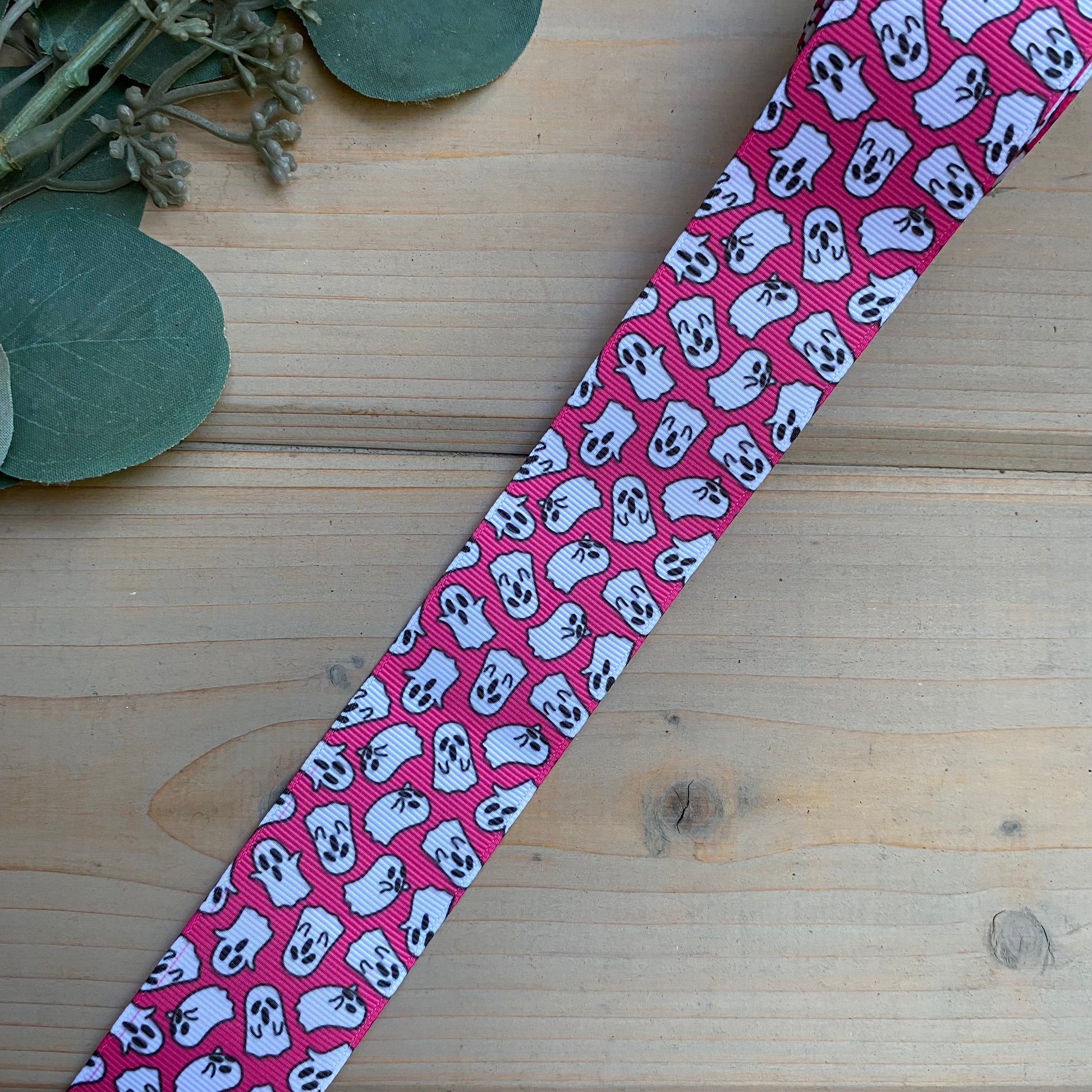 Pink ghosts Hair Bows /prints - LilaReneeCreations