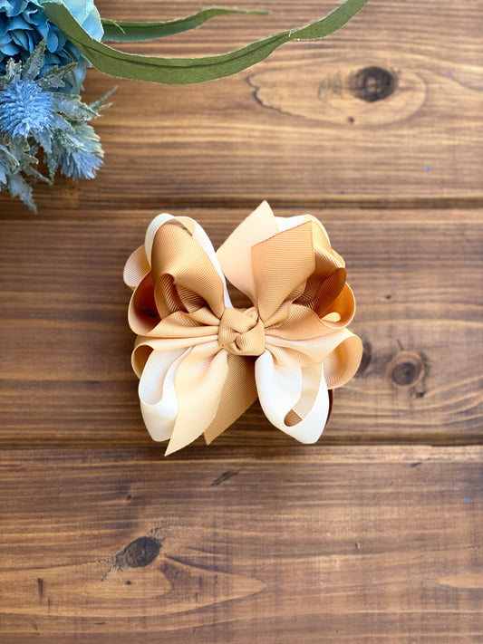 Golds Ombre Multi Hair Bows ~ NEW - LilaReneeCreations